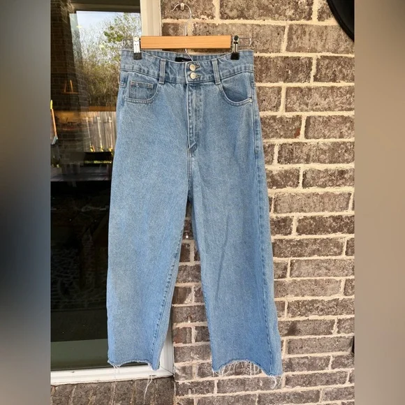 Reserved Denim Wide Leg Jeans - Picture 1 of 10